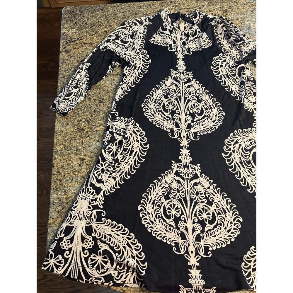 Free People New Romantics Fiesta Floral Boho Mock Neck Mini Dress Sz XS - Picture 6 of 11